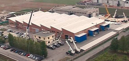 Terex Cranes production location in Crespellano, Italy