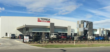 Terex Cranes location in Melbourne, Australia