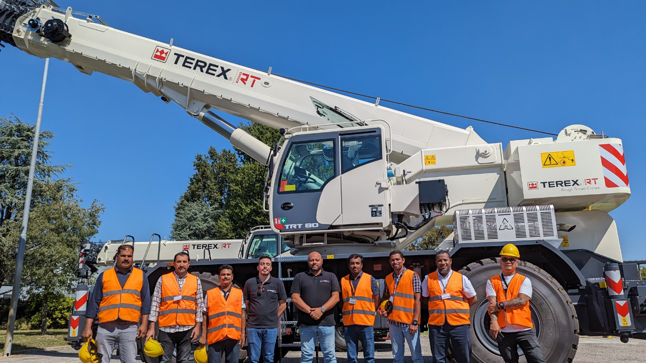 Rough Terrain Cranes Dealers Training at Crespellano