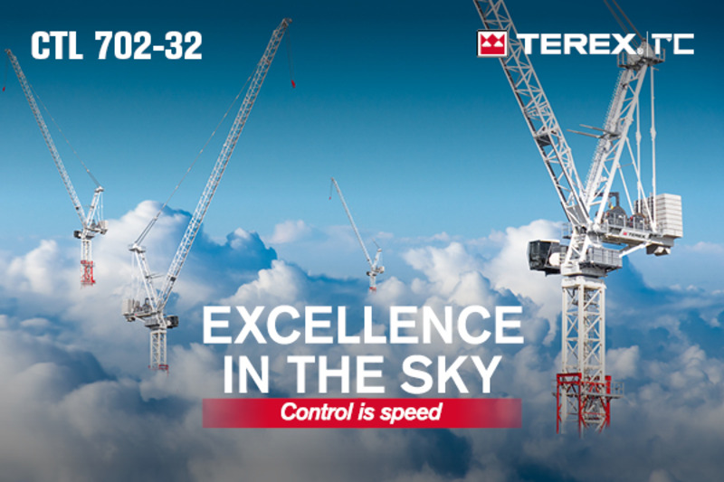 Terex Tower Cranes CTL 702-32 Launch