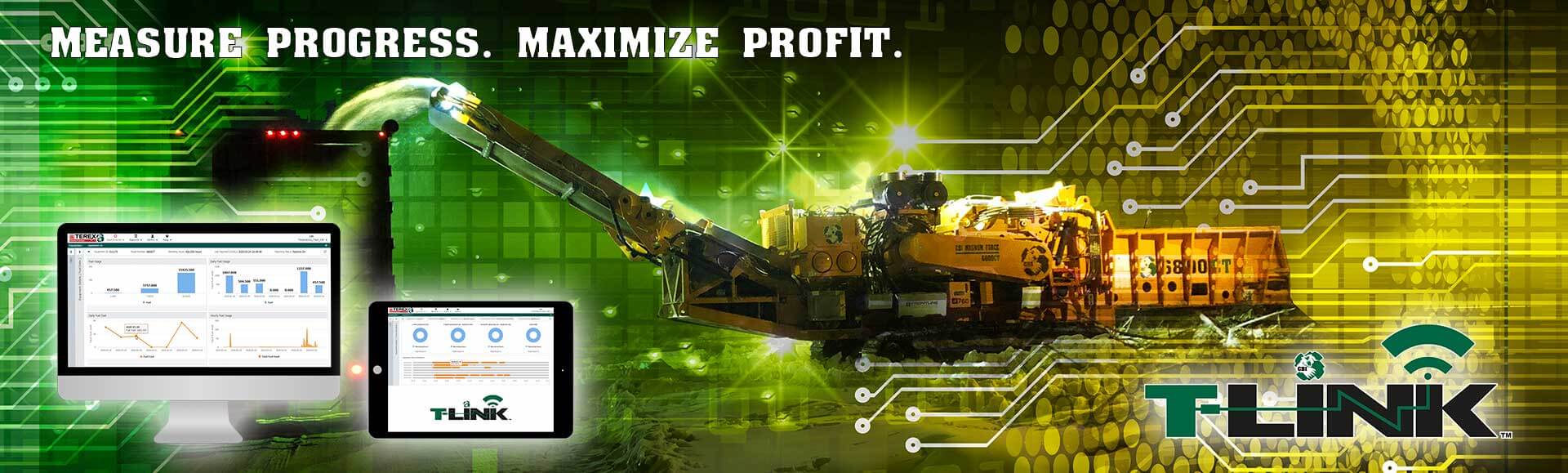 Fleet monitoring for horizontal grinders