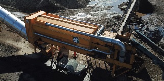AirMax Material Density Separator separating wood and stone