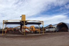 railroad tie stationary system
