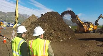 CBI grinder at the compost show