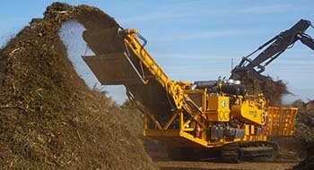 6800CT horizontal grinder at COMPOST 2019