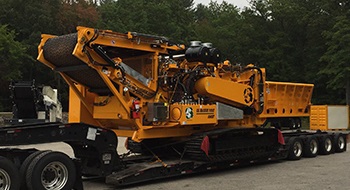CBI Horizontal Grinder heading for storm debris cleanup