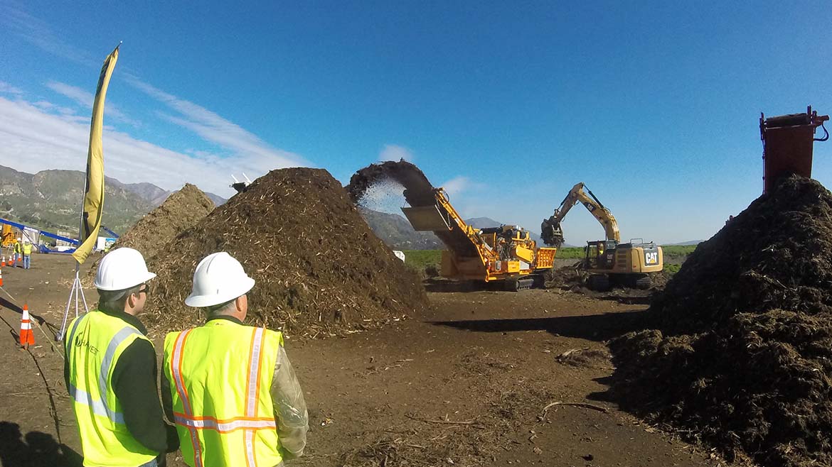 CBI 6800 Grinder at Compost show