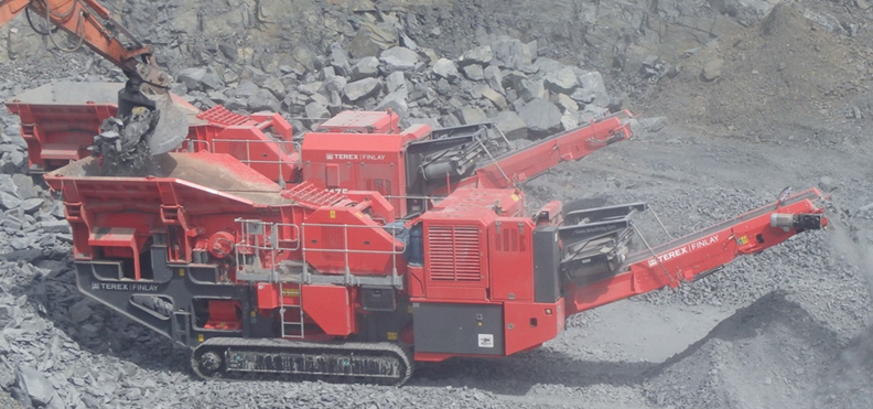 Jobreport Finlay J-1175 Hybrid Jaw Crusher (Blasted Shale)