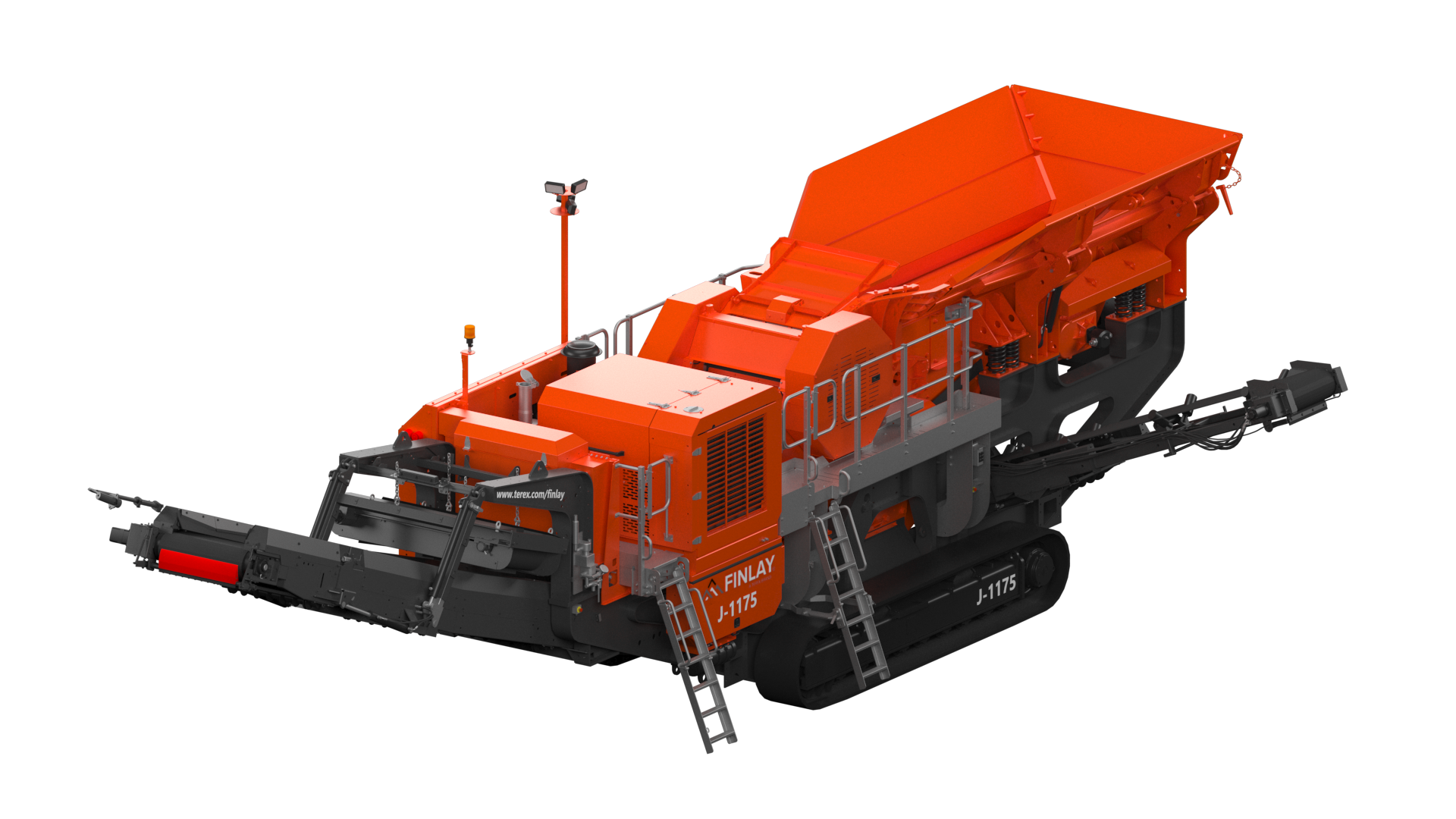 Finlay J-1175 Jaw Crusher Render