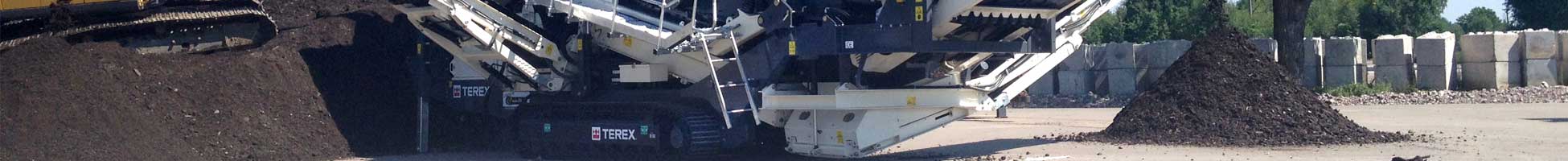 Terex Recycling Machine Working