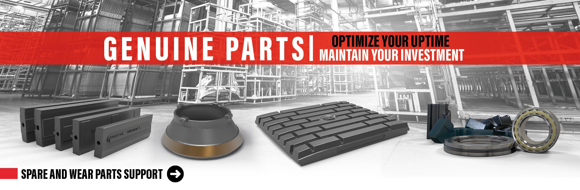 Spare and Wear Parts Support