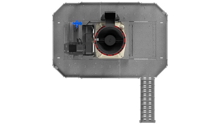 Top View of MC320 cone module