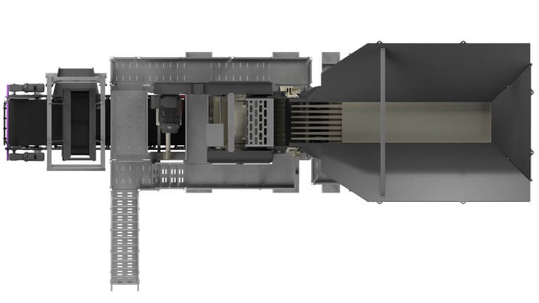 Top view of MJ55 jaw module