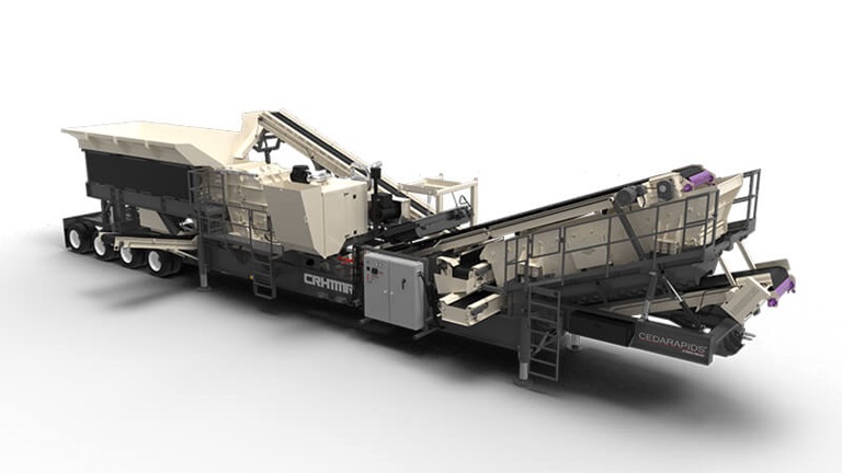 Cedarapids CRH1111R Portable HSI 20ft feeder