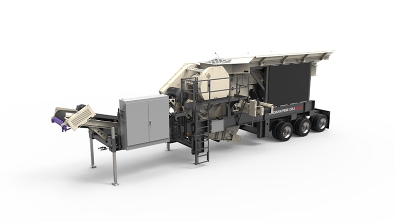 Cedarapids Portable Jaw Crusher CRJ3042