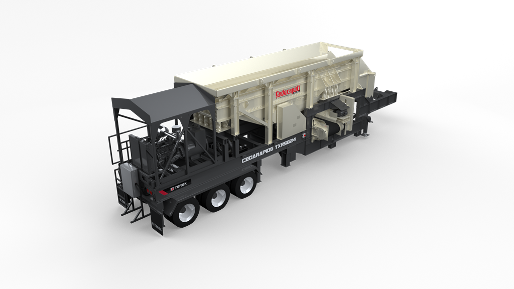 Cedarapids TXR5624 rip rap plant