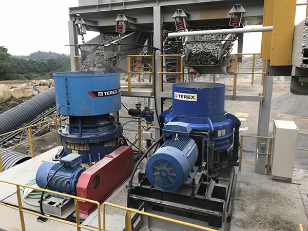 Terex MPS Plant Supplies Aggregates to Pan Borneo Highway Project