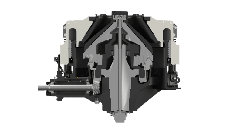 TC1300X Cedarapids Cone Crusher Cross Section Render