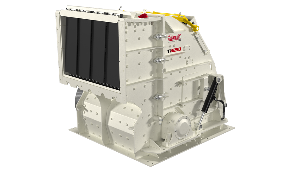 TI4250 Static Horizontal Shaft Impact Crusher by Cedarapids
