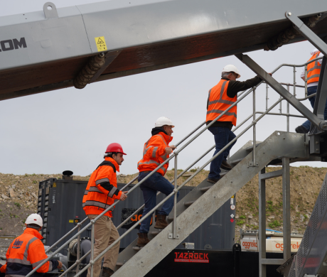 Terex Washing Systems Team Visit Site